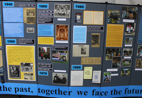 St Aloysius 125th Anniversary history displays