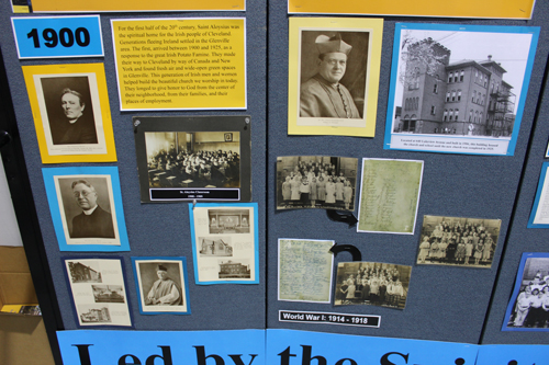 St Aloysius 125th Anniversary history displays