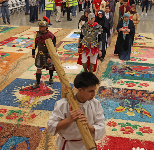Trampling the Holy Week Carpets on Good Friday