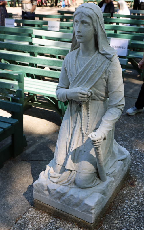 St. Bernadette statue