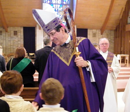 Bishop Richard Lennon at St William's Church St. Patrick's Day 2009