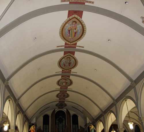 Immaculate Heart of Mary Church ceiling
