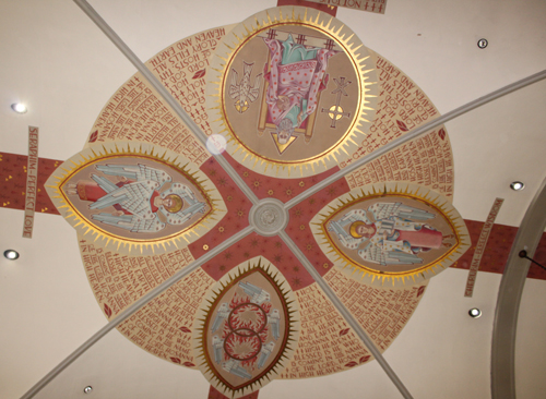 Immaculate Heart of Mary Church ceiling