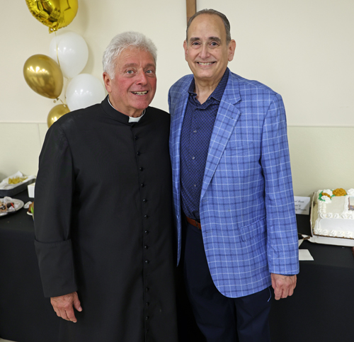 Father Phil Racco and Joe LaMantia