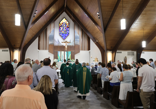 St Bernadette Mass for Father Philip Racco