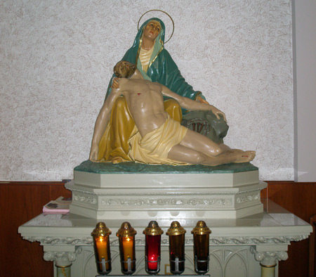 Pieta at Saint Emeric Hungarian Church in Cleveland Ohio