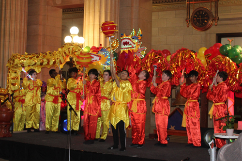 Akron STEM Dragon Dance