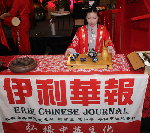 Tea Ceremony at Erie Chinese Journal event