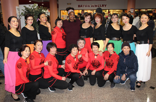 Dancers with Ward 7 Councilwoman Stephanie Howse