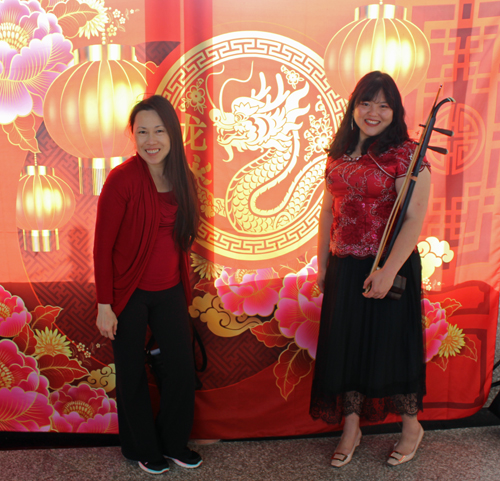 OCA President Lisa Wong and erhu musician Janice Liu