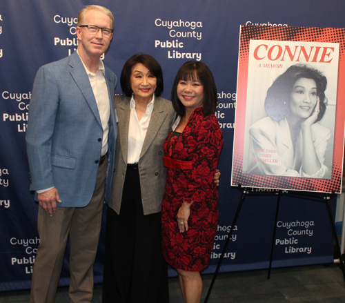 Michael and Oanh Powell with Connie Chung
