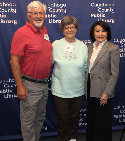 Paul and Fran Burik with Connie Chung