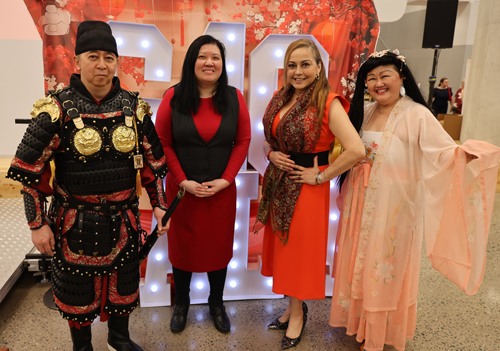 Johnny Wu, Margaret Sanchez and Ying Pu