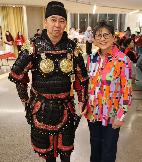 Johnny Wu and Nicky Sulandari