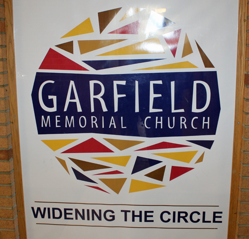 Garfiedl Memorial Church sign
