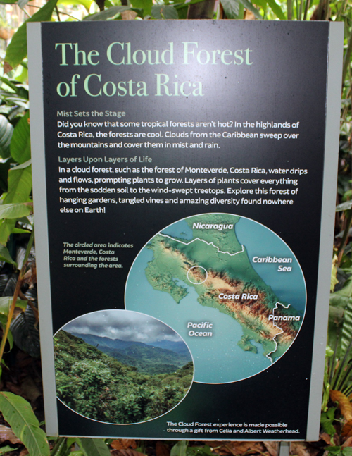 Cloud Forest of Costa Rica sign