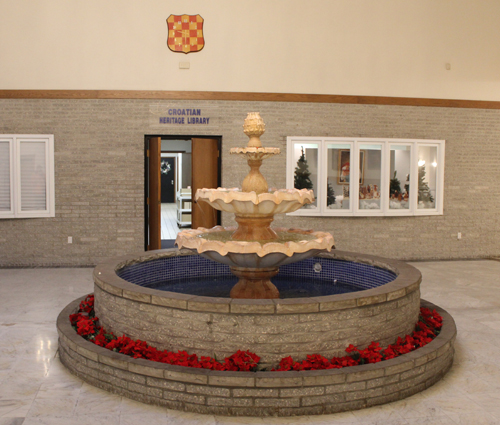 Croatian Heritage Museum and Library Fountain