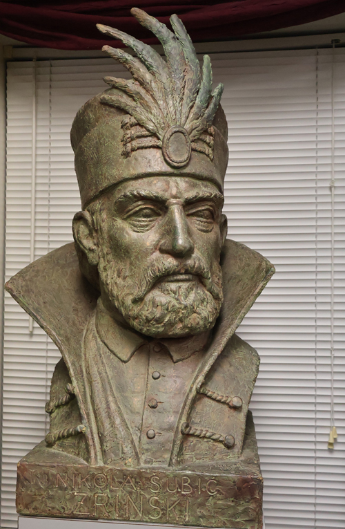 Bust in the Croatian Library