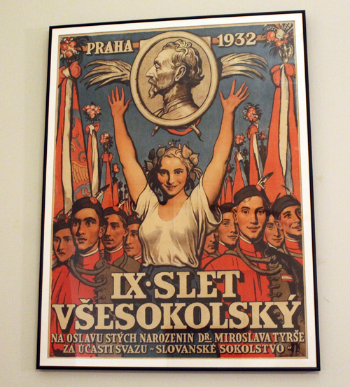 1932 Sokol poster at Bohemian National Hall