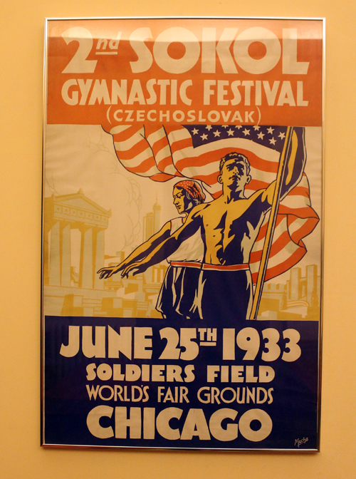 1933 Sokol poster at Bohemian National Hall