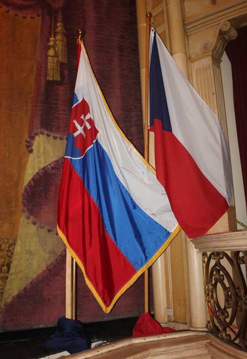 Slovak and Czech flags