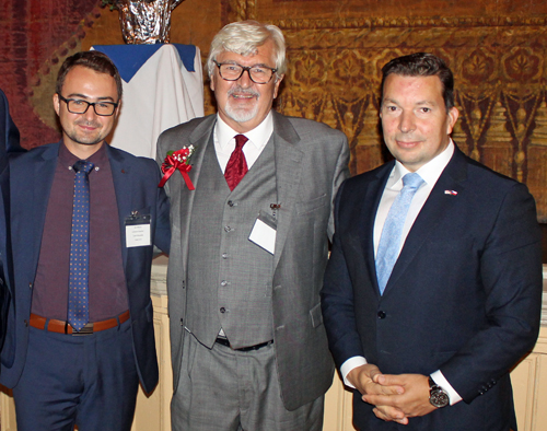 Jan Woska, Paul Burik and Ambassador Miloslav Stasek