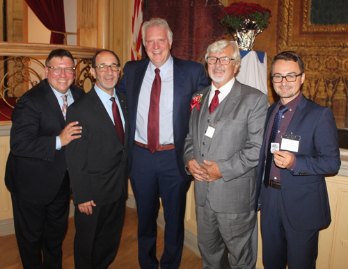 Joe Cimperman, Tony Brancatelli, Chris Ronayne, Paul Burik and Czech  Cultural Attache Jan Woska