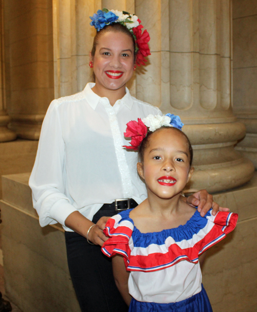 Dominican mother and daughter
