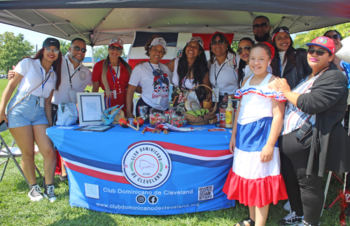 Club Dominicano de Cleveland booth