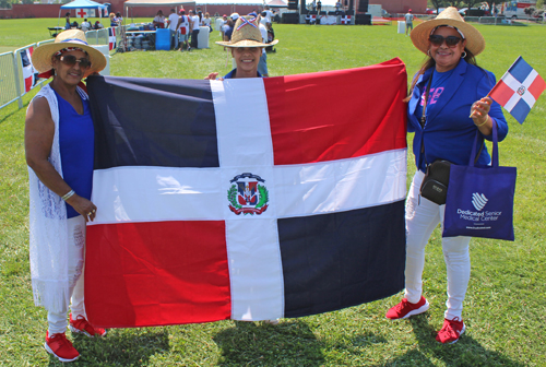 Having fun at first ever Dominican Festival held in the city of Cleveland