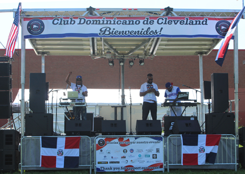 Having fun at first ever Dominican Festival held in the city of Cleveland