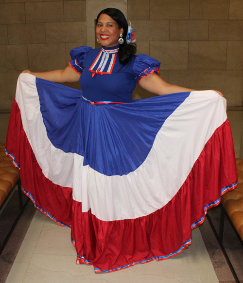 Dominican Flag Raising Celebration dance