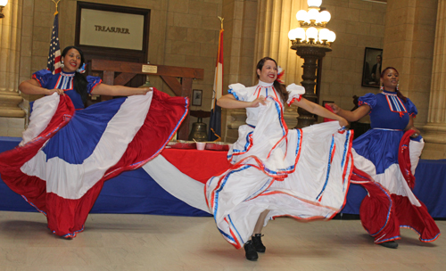 Dominican Flag Raising Celebration dance