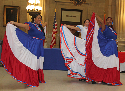 Dominican Flag Raising Celebration dance