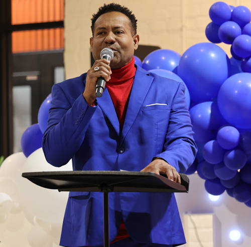 Speaking at Dominican event