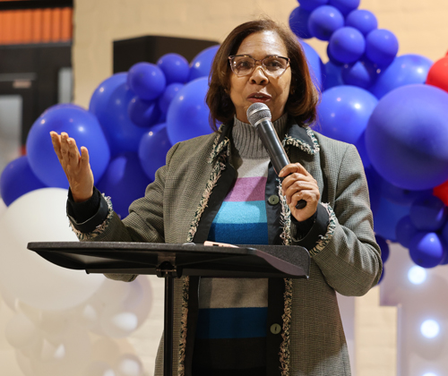 Speaking at Dominican event