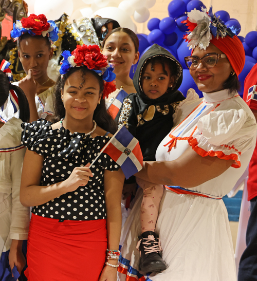 People at the Dominican Independence Day event