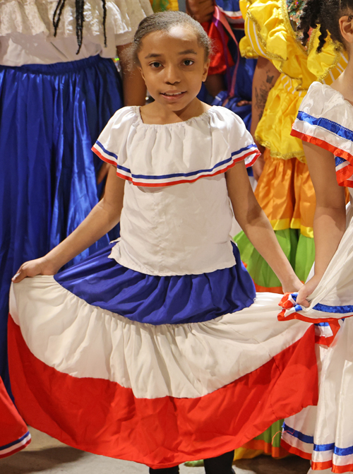 People at the Dominican Independence Day event