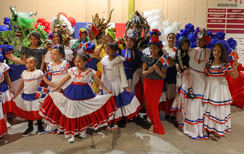 People at the Dominican Independence Day event