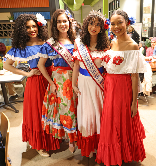 People at the Dominican Independence Day event