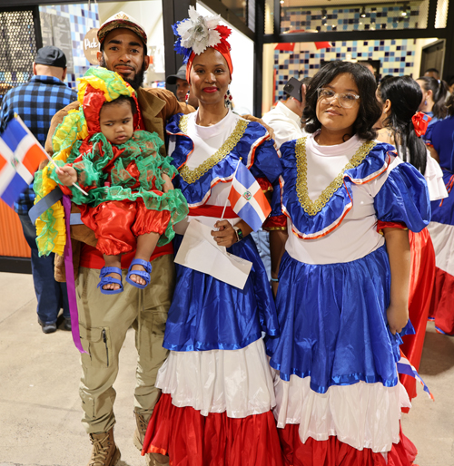 People at the Dominican Independence Day event