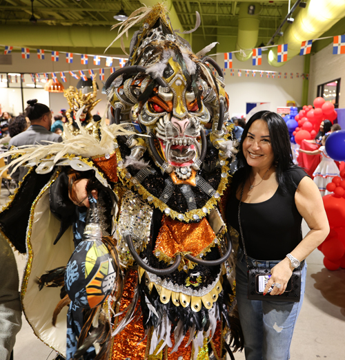 People at the Dominican Independence Day event