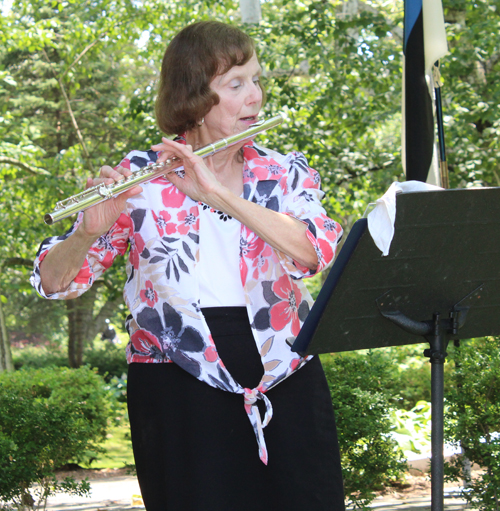 Judith Elias on flute