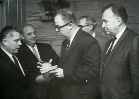 Bill Miller interviewing Jimmy Hoffa