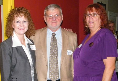 Irish Ambassadors Regina Costello and Gerry Quinn with Debbie Hanson