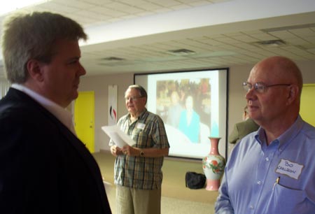 Dan Hanson with Swedish Ambassador Dr. Bo Carlsson