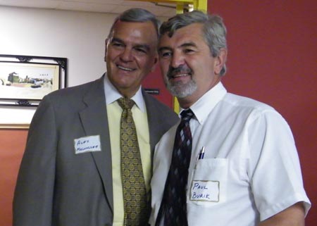 Serbian Ambassador Alex Machaskee and Cleveland Cultural Garden Federation president Paul Burik