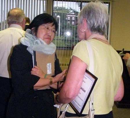 Chinese Ambassador Margaret Wong and Armenian Ambassador Anita Kazarian