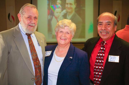 Jim and Margaret Frost with Rafael Reyez Davilla