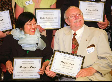 Margaret Wong and August Pust